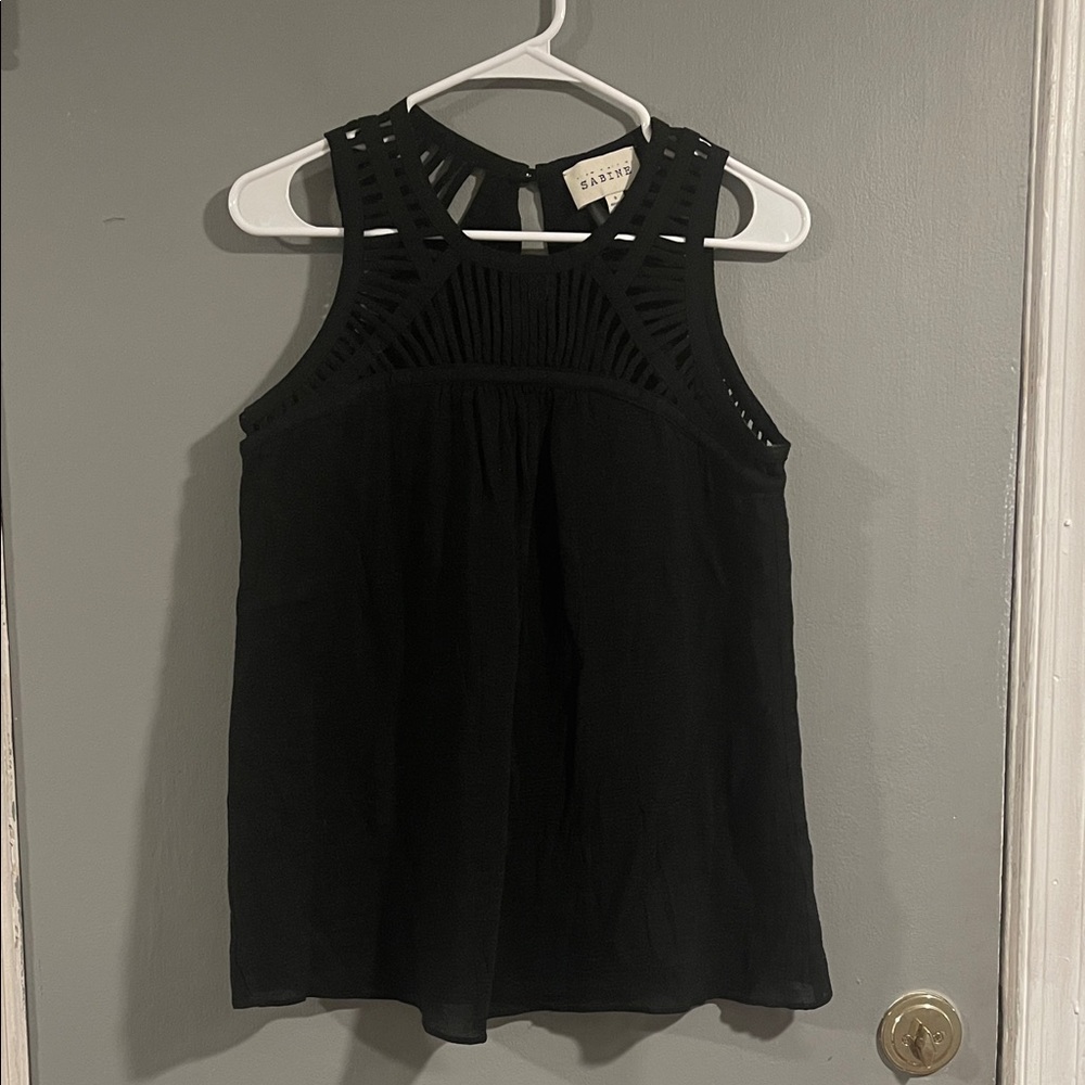 Sabine Delphine Tank Top black Sz S‎